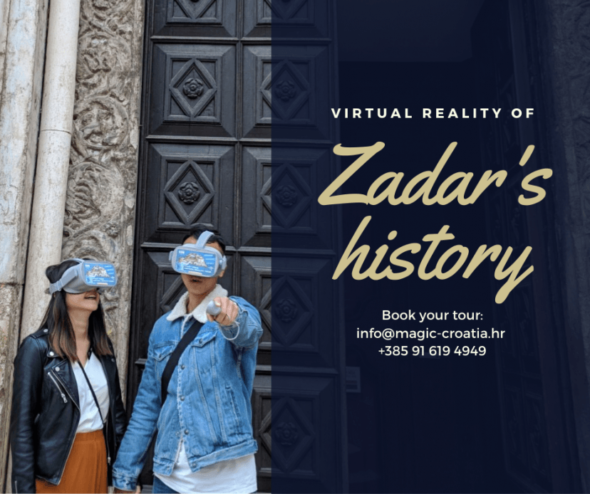 Geschichte von Zadar durch virtuelle Realit&auml;t