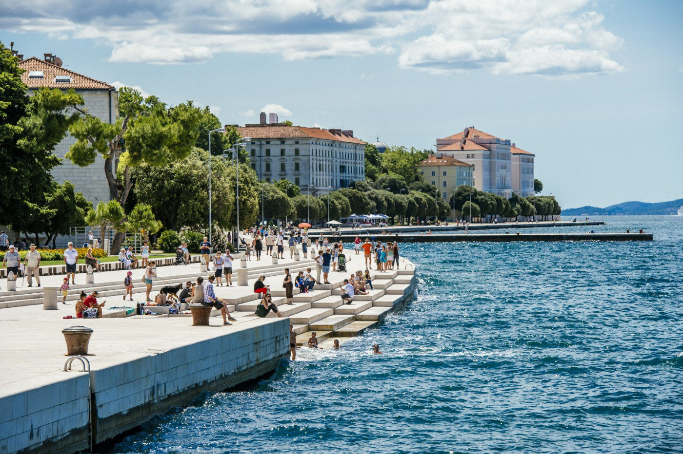 Weekino Magnete Da Frigo 3D – Sea Organ Zadar Croazia – Souvenir In Vetro Cristallo 50x50 Mm – Regalo Di Viaggio