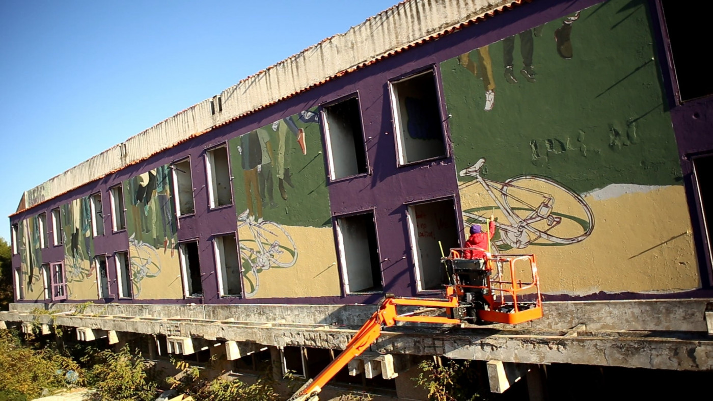 A Mural in Zadar Dedicated to Artistic Creation and Youth Culture