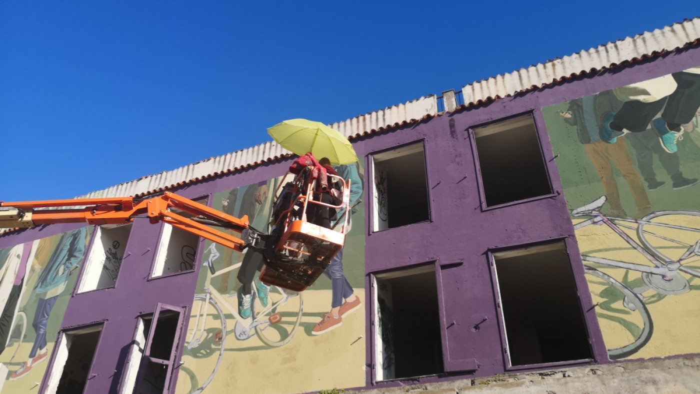 A Mural in Zadar Dedicated to Artistic Creation and Youth Culture