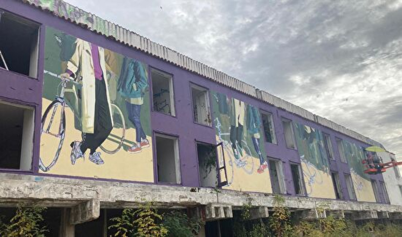 A Mural in Zadar Dedicated to Artistic Creation and Youth Culture