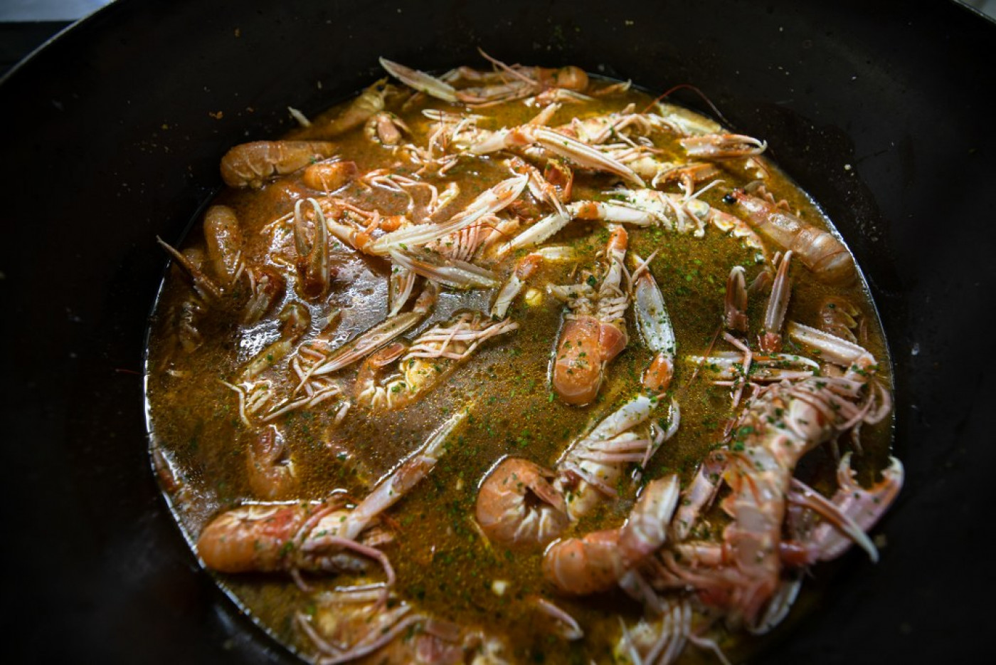 Royal Scampi Buzara at Niko Restaurant, a Zadar Culinary Institution