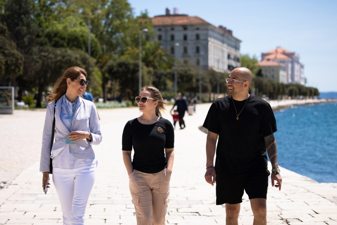 Digital Nomads Franziska Miksa and Alexander Gebert in Zadar