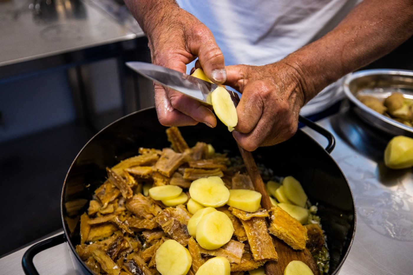 Dried Shark Fish Brudet - a Rare Delicacy of the Island of Ist