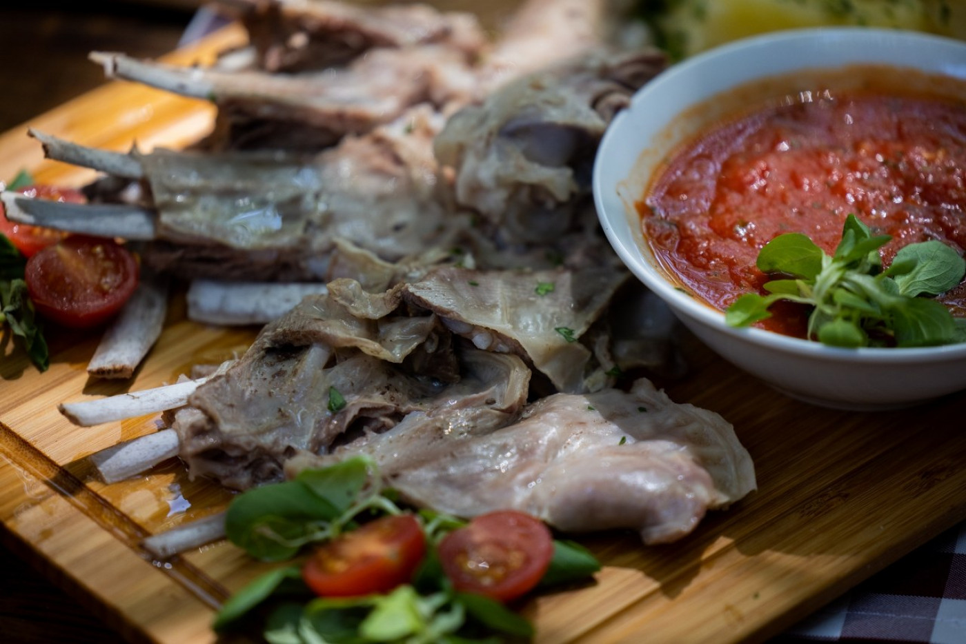 Kid Goat Meat Le&scaron;ada, a Shepherd's Dish Made of Young Goat Meat