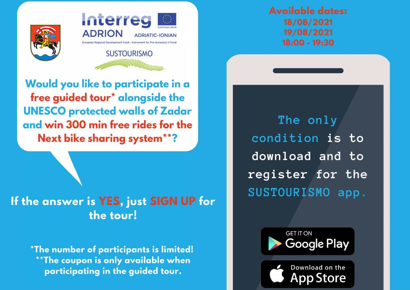 Free Guided Tour of Zadar as Part of the SUSTOURISMO Project
