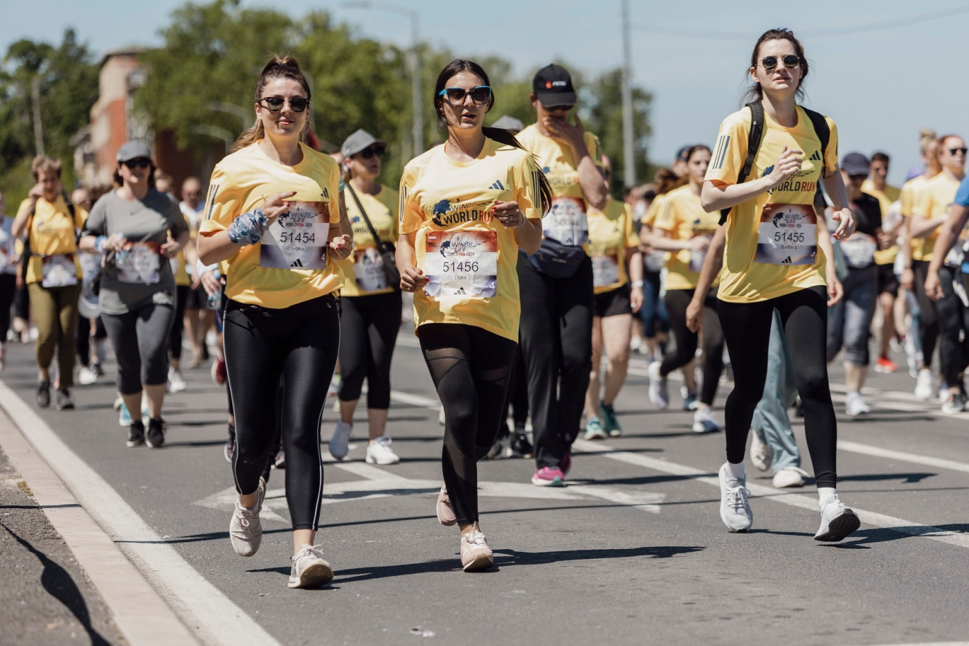 More than 8000 Runners at the Wings for Life World Run