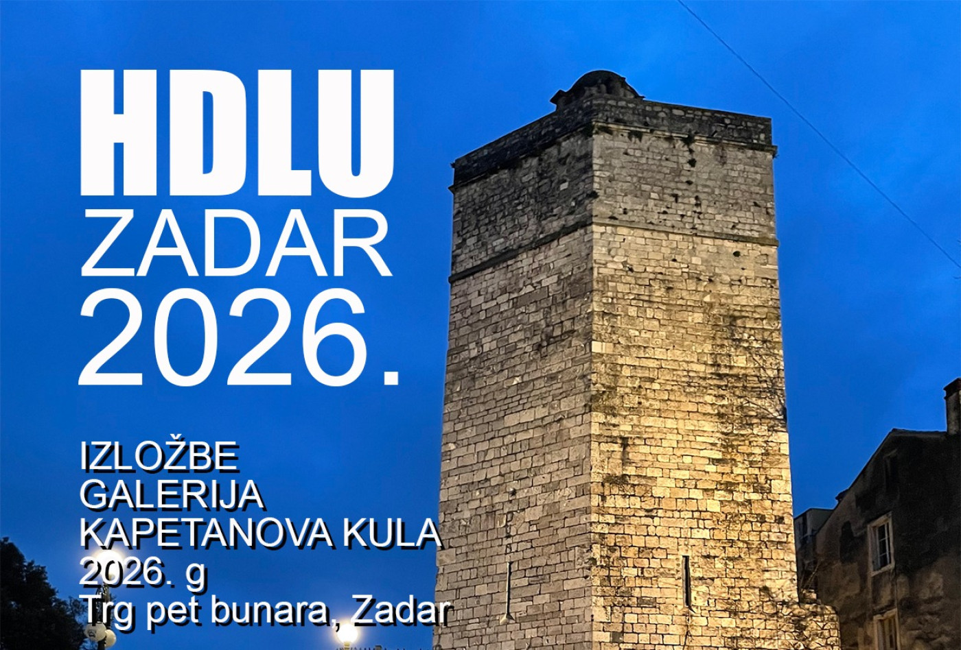 Izložbena sezona 2026. u Kapetanovoj kuli u Zadru