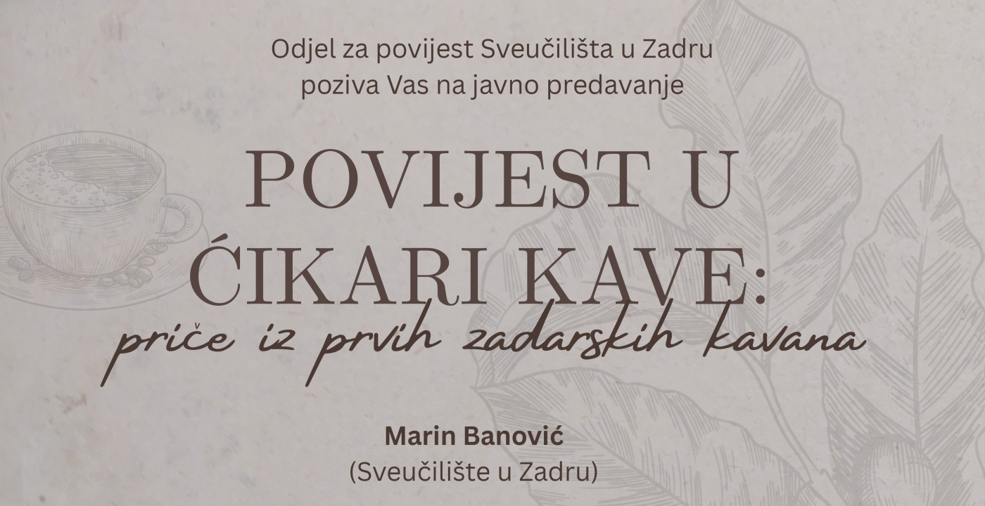 Povijest u ćikari kave: priče iz prvih zadarskih kavana