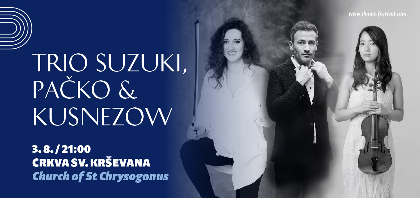 66th Musical Evenings at St Donatus: Trio Suzuki, Pačko & Kusnezow