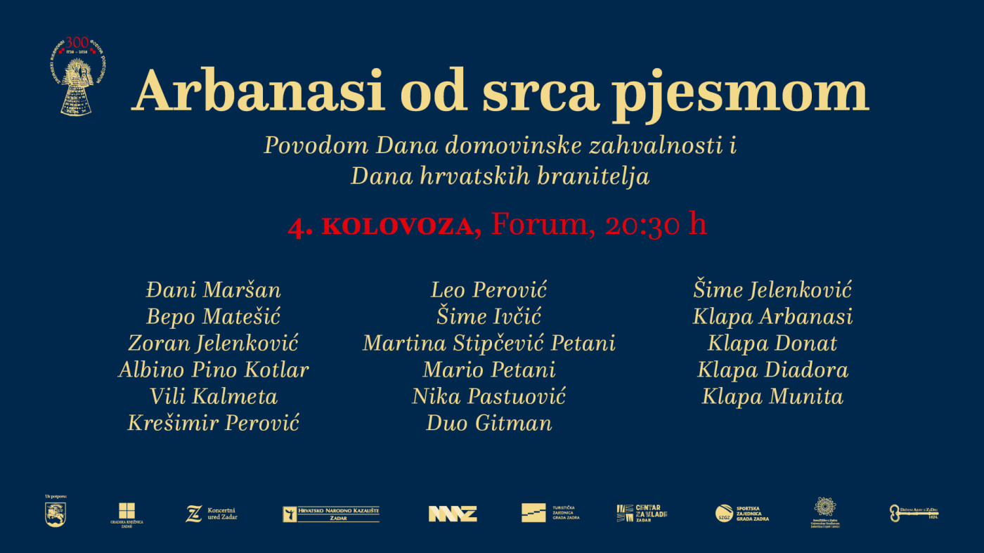 Concert &ldquo;Arbanasi od srca pjesmom&rdquo;