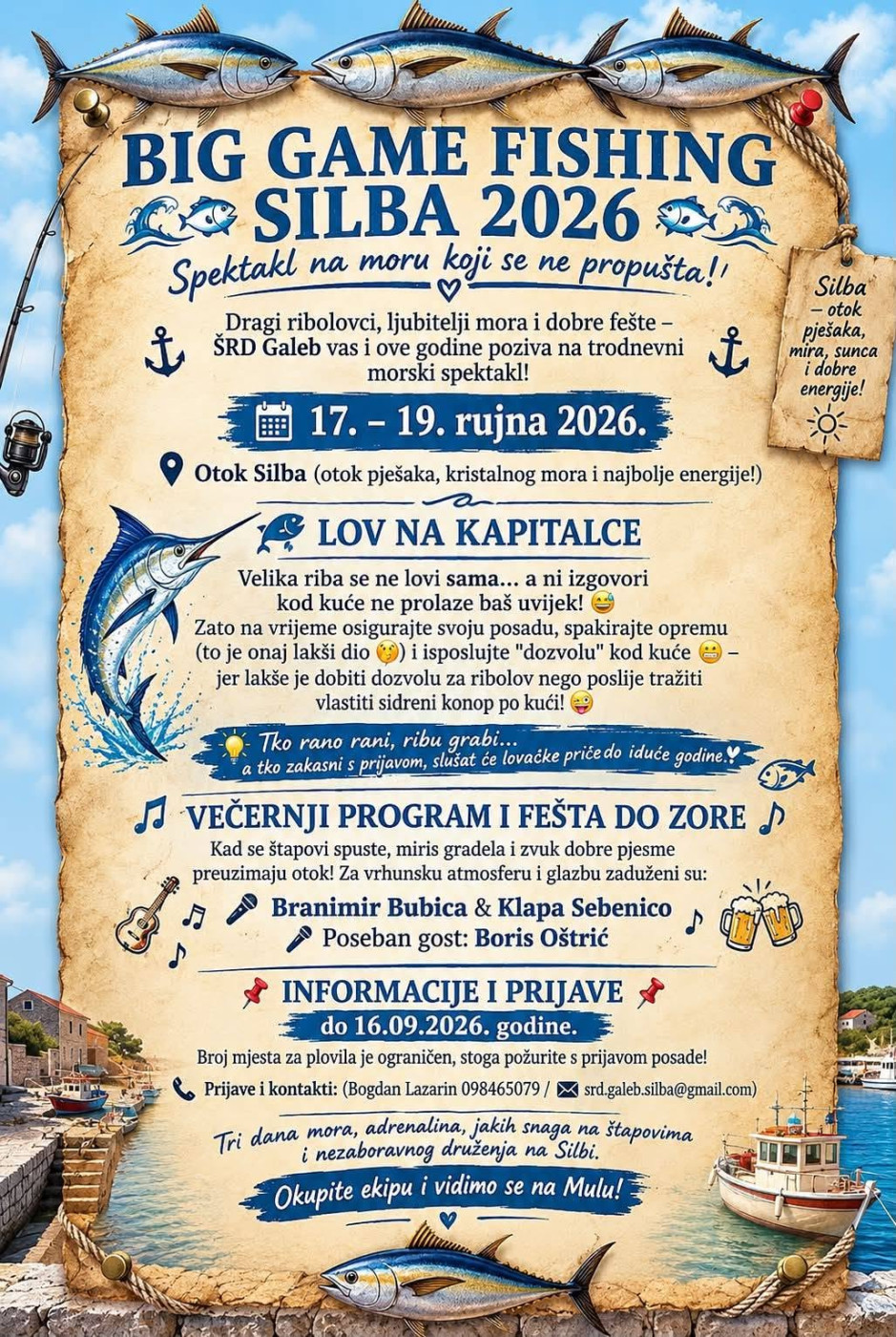 Big Game Fishing Silba 2026