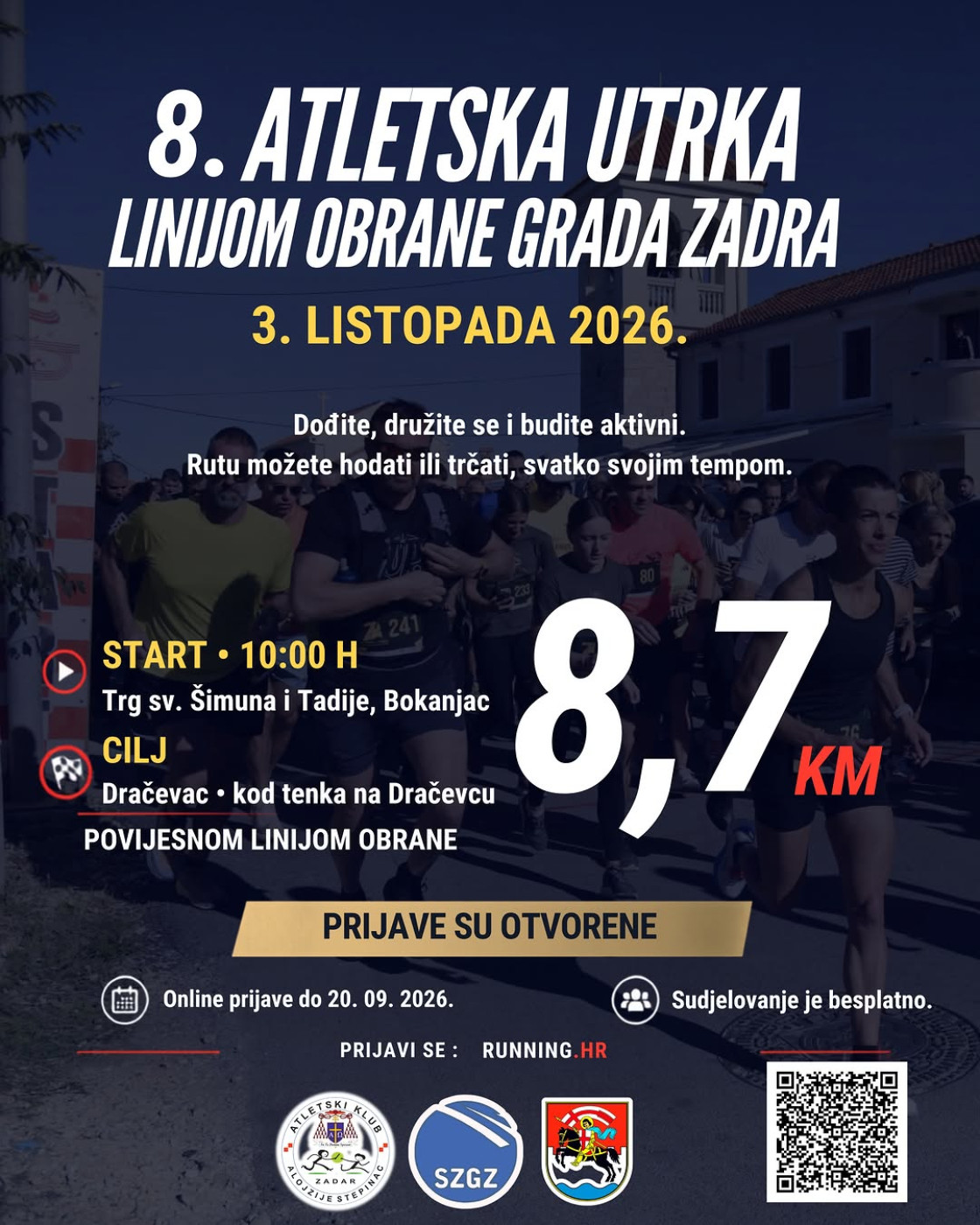 8th "Zadar City Defense Line" Athletic Race