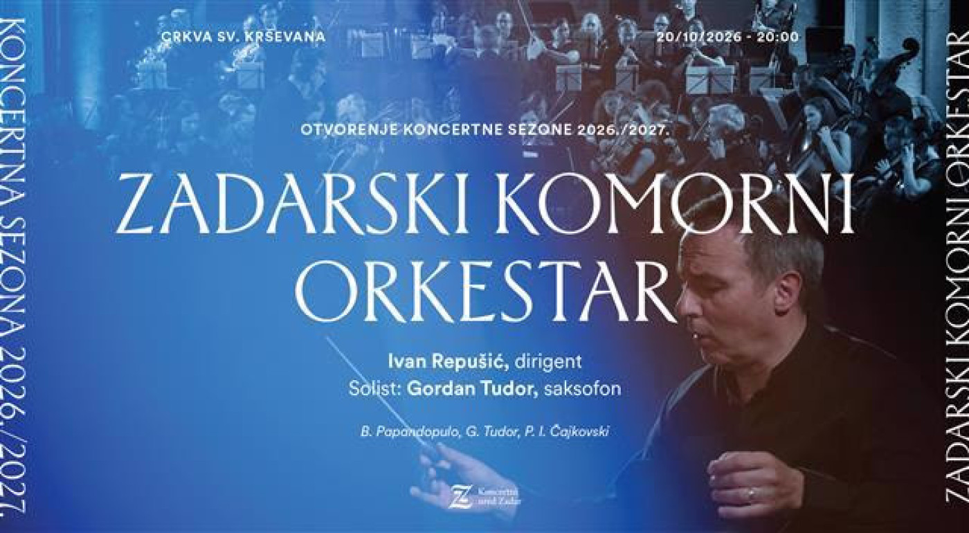 Opening of the 2026/2027 Concert Season: Zadar Chamber Orchestra